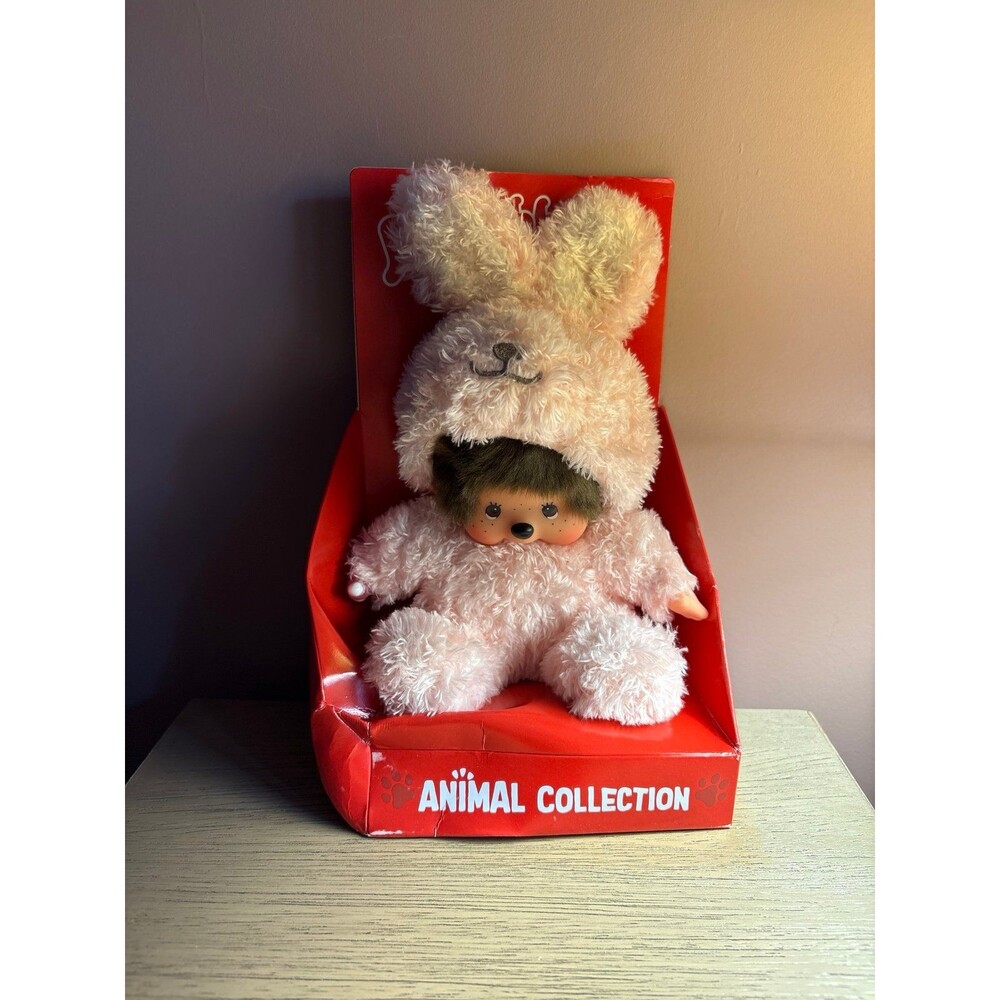 Monchhichi Sitting Bunny Doll